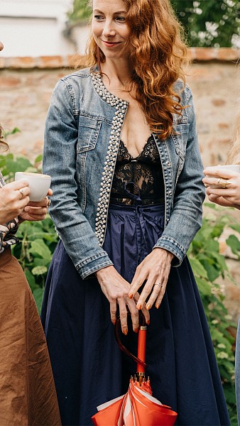 Deštník luxusní Pasotti Red Dahlia 