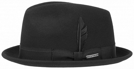 Klobouk plstěný černý Stetson 