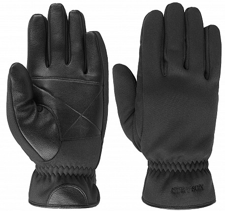 Zimní černé rukavice Stetson dotykové 