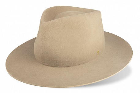 Klobouk Tonak plstěný CLAY světle hnědý