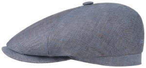 Panel Cap Linen Stetson navy
