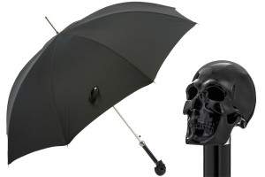 Umbrella luxurious Pasotti Black Skull
