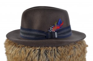 Hat Traveller Woolfelt Stetson brown