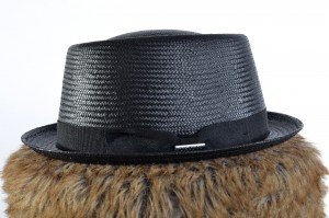 Summer Hat Porkpie Stetson black