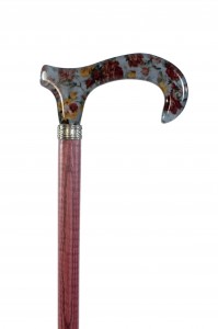 Walking stick Purple flower