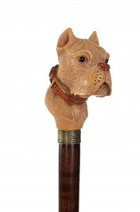 Walking cane for collectors Dog