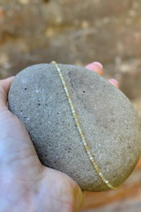 Opal necklace "Emotions"