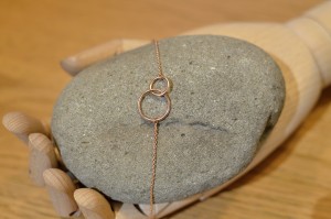 Rose gold "Circle of Life" necklace