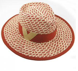 Summer hat Marinella red