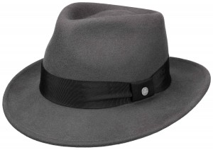 Hat Fedora Woolfelt Lierys grey