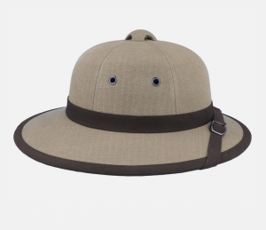 Tropical pith helmet textile Stetson