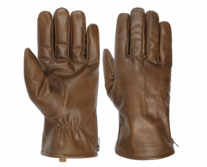 Winter male leather gloves Stetson Cowhide