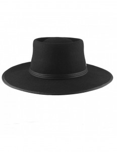 Black Billy Hat for Men - Cowboy Styl