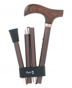Walking cane foldable Fayet Bronze mini (68-78 cm)