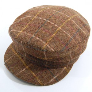Captain cap Tartan Teracote