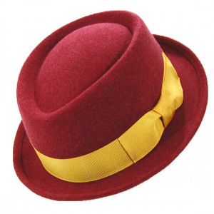 Hat Porkpie bordeaux