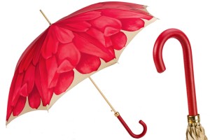 Umbrella luxury Pasotti Red Dahlia