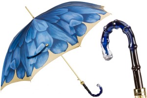 Umbrella luxury Pasotti Blue Dahlia