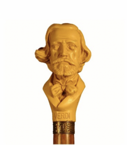 Collectors' walking cane Guiseppe Verdi
