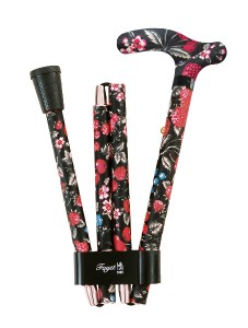 Walking cane foldable Fayet fruits (82-92 cm)