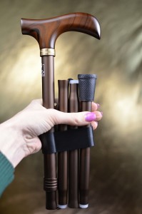 Walking stick folding Fayet Bronze mini (79-89 cm)