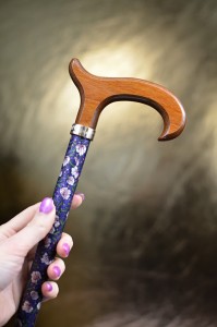 Walking cane Fayet with adjustable length Floral