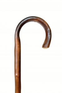 Walking stick Chestnut whit metal