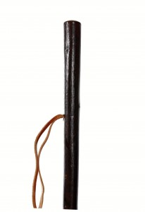 Walking cane wooden for nature dark + compass