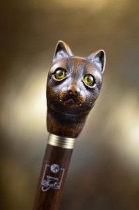 Walking cane Fayet Cat