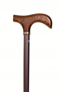 Walking stick adjustable Fayet Marron
