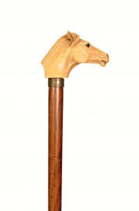 Collectors' walking cane Horse 2