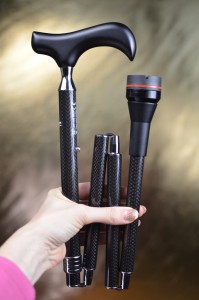 Walking cane foldable Physio Carbon (84-94 cm)