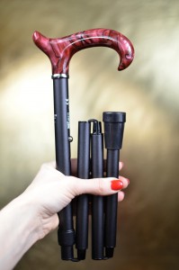 Walking cane foldable Gastrock Perlmutt (77-87 cm)