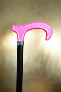 Walking cane Pink Shine