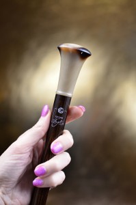 Walking cane Fayet Milord corne