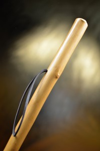 Walking cane for nature light with compass and spike