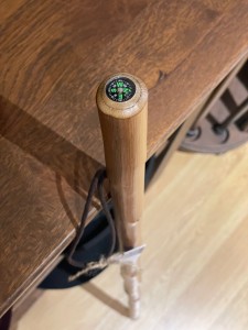 Walking cane small with compass