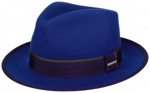 Hat Stetson  Fedora Woolfelt blue