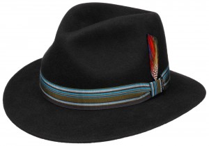 Stetson hat Traveller Woolfelt Blue Stripe