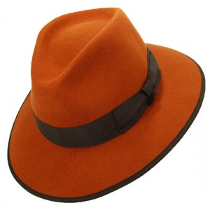 Hat Fedora orange Xavier