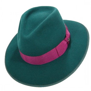 Hat Fedora green Xavier