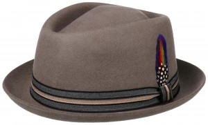 Hat Stetson Porkpie grey