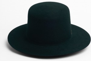 Hat Boater Ariadne green