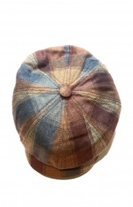 Panel Cap Silk Check Lierys red