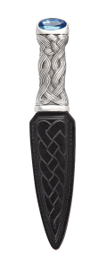 Earn Matt Pewter Sgian Dubh With Stone Top
