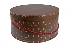 Hat box Tonak brown 