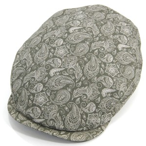 Summer cap khaki with pattern