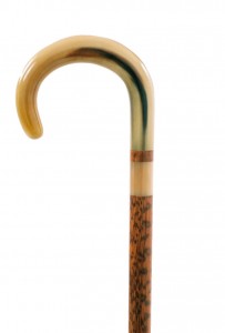 Walking stick corne sur amourette Fayet