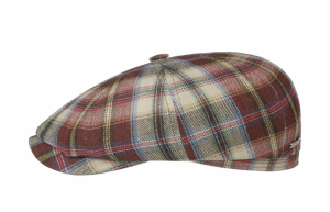 Cap Hatteras Silk/Linen Stetson Checked