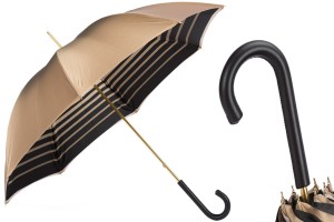 Umbrella luxurious Pasotti Beige Striped